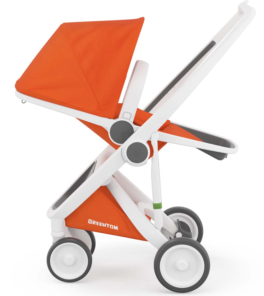 Greentom Reversible Stroller - White/Orange