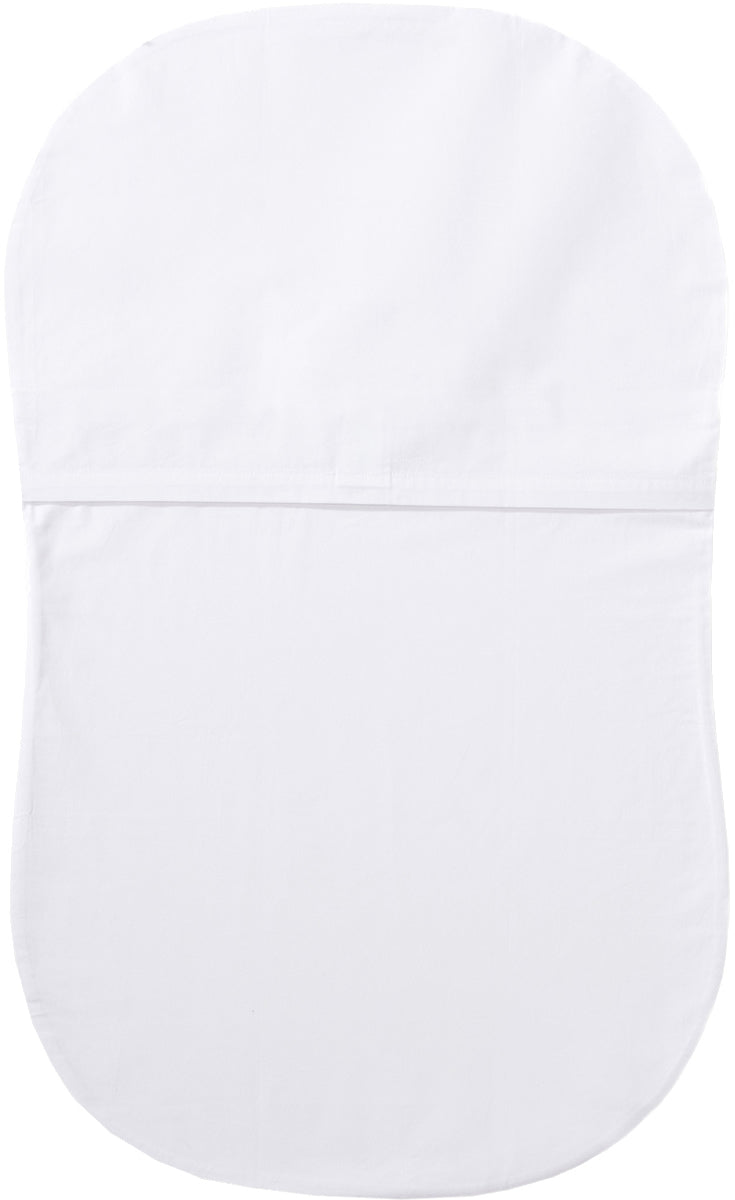 HALO Bassinest Fitted Sheet, Organic - White