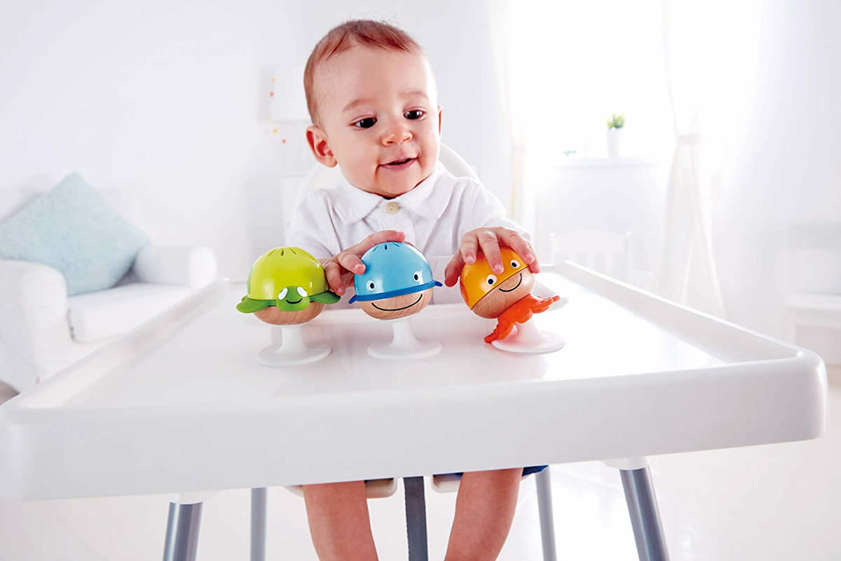 Hape Stay-Put Rattle Set