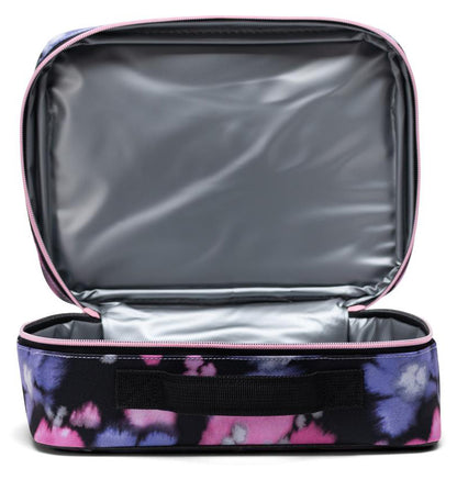 Herschel Pop Quiz Lunch Box - Blurry Floral / Black Crosshatch