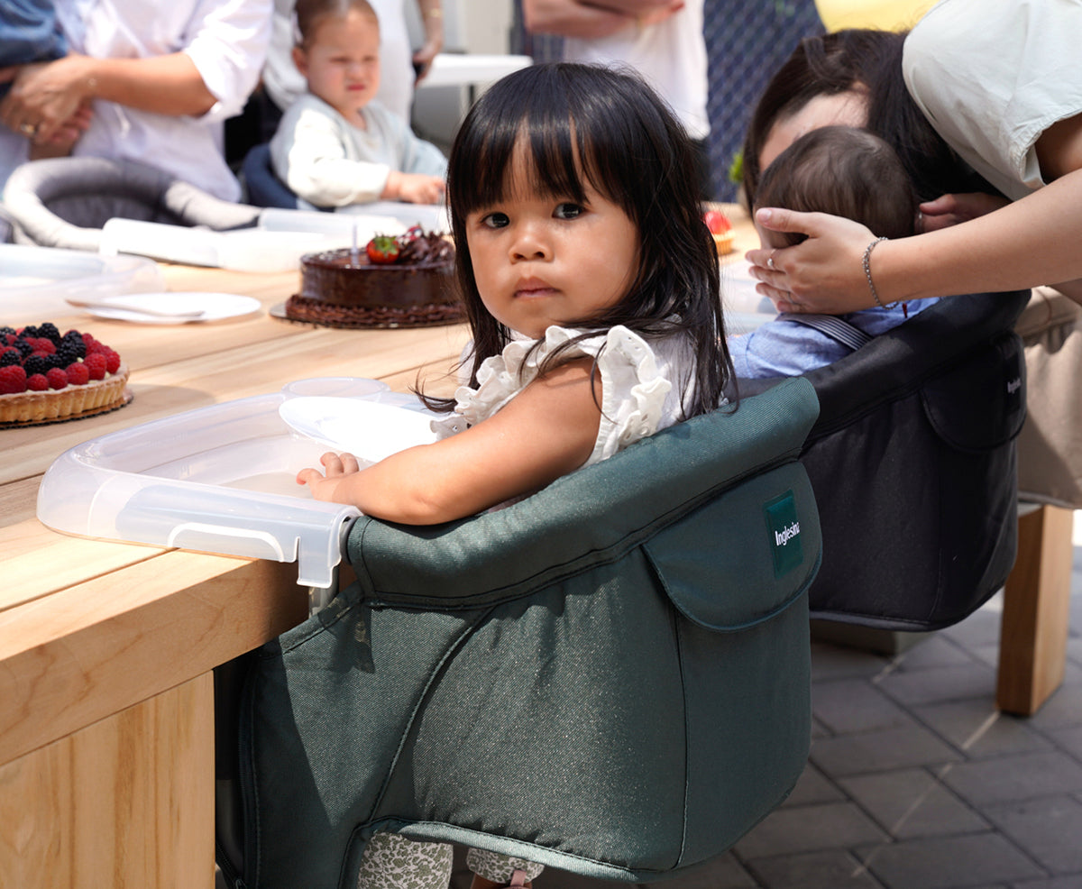 Inglesina Fast Table Chair & Tray - Dark Green