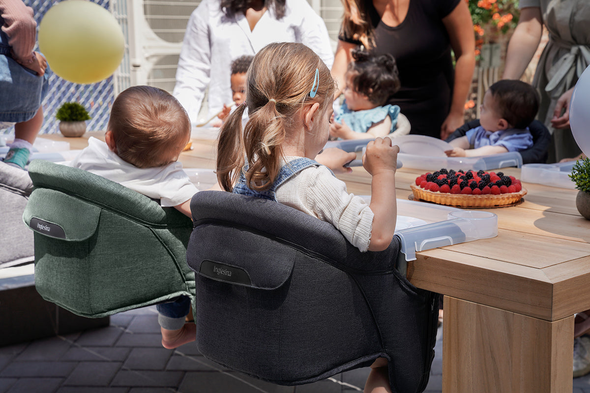 Inglesina Fast Table Chair & Tray - Pine Green Melange