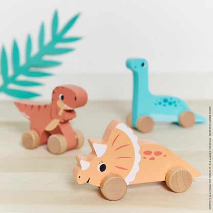 Janod Dino Push-Along Toys (6 Pack)