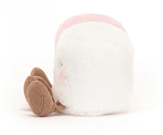 Jellycat Amuseable Pink and White Marshmallows, 6"