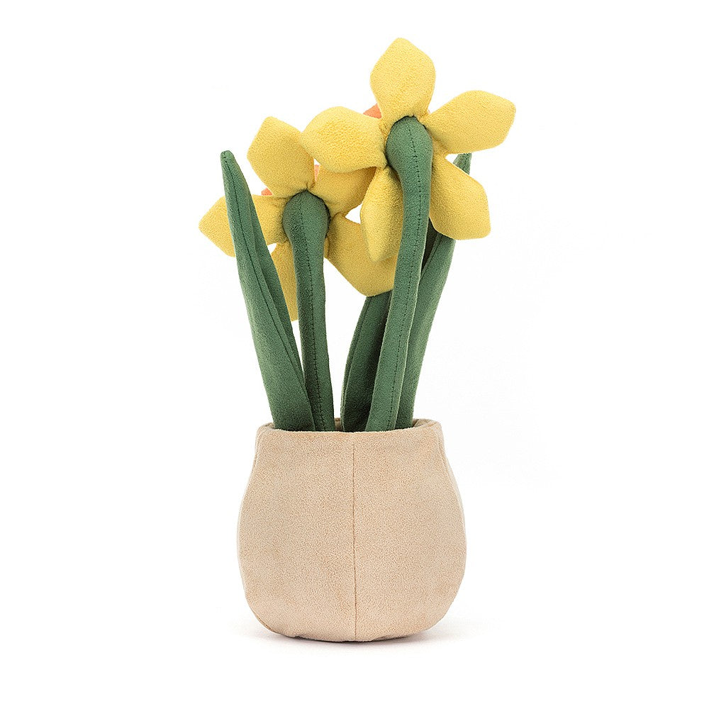 Jellycat Amuseable Daffodil Pot, 11"