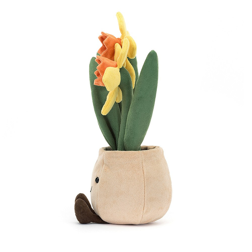 Jellycat Amuseable Daffodil Pot, 11"