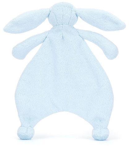 Jellycat Bashful Blue Bunny Comforter, 11"