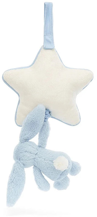 Jellycat Bashful Blue Bunny Musical Pull