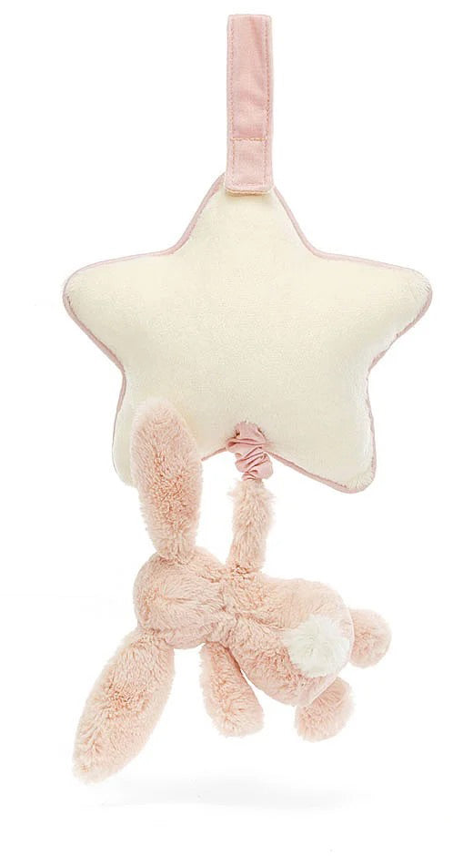 Jellycat Bashful Blush Bunny Musical Pull