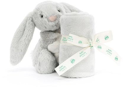 Jellycat Bashful Silver Bunny Soother, 13"