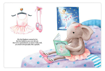 Jellycat Elly Ballerina Book