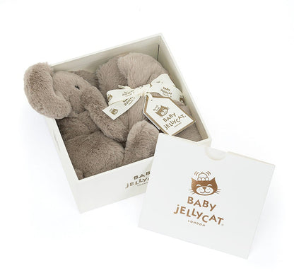 Jellycat Smudge Elephant Soother, 11"