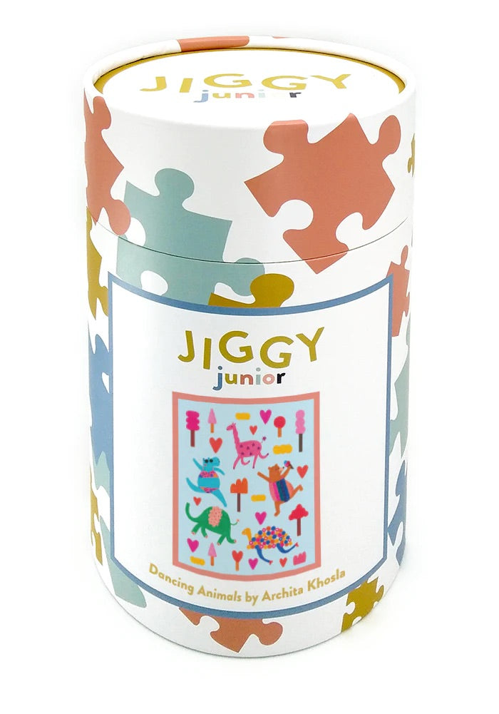 Jiggy Junior 100pc Puzzle - Dancing Animals by Archita Khosla