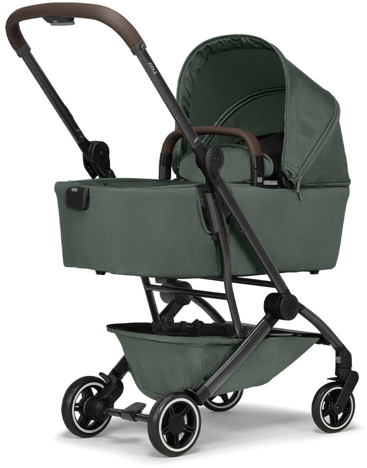 Joolz Aer+ Lightweight Compact Stroller + Bassinet Bundle - Forest Green