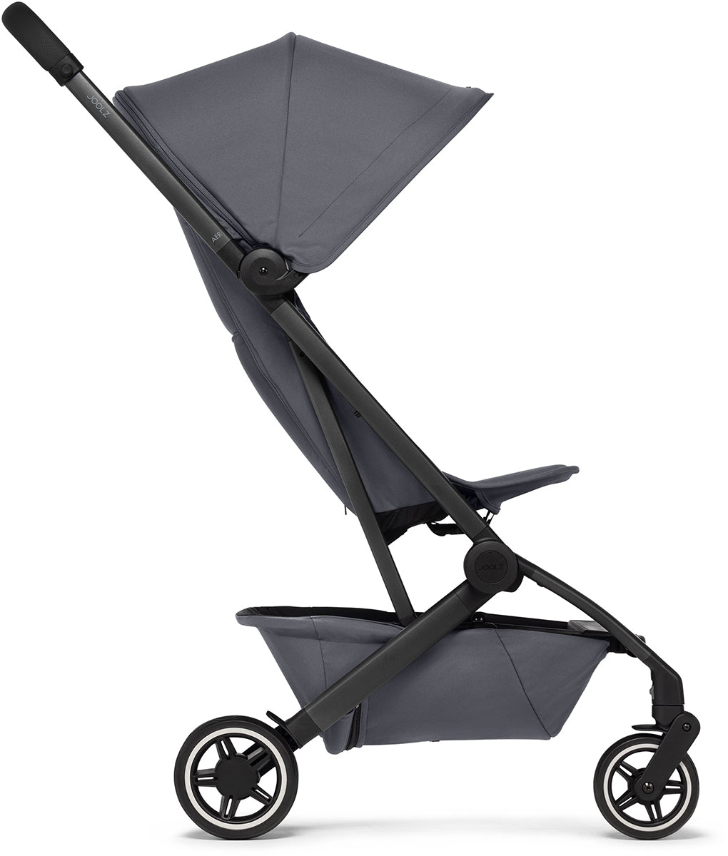 Joolz Aer+ Lightweight Compact Stroller + Bassinet Bundle - Stone Grey