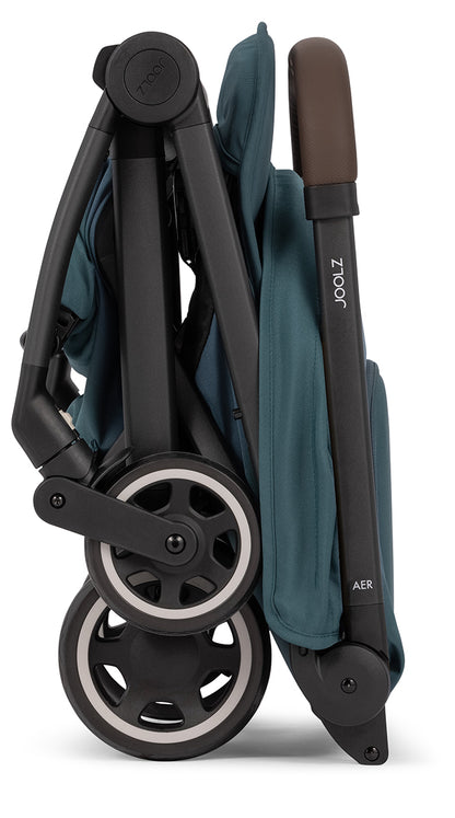 Joolz Aer Lightweight Compact Stroller + Bassinet Bundle - Ocean Blue