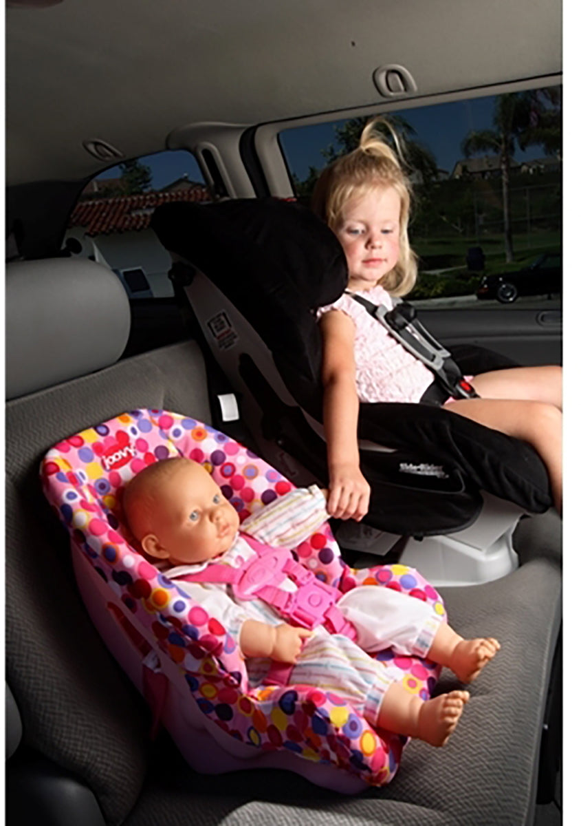 Joovy Toy Booster Car Seat - Pink Dot