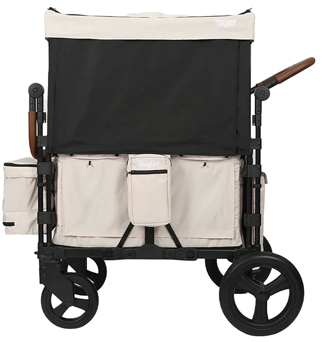 Keenz XC Luxury Comfort (2 Passenger) Stroller Wagon - Cream