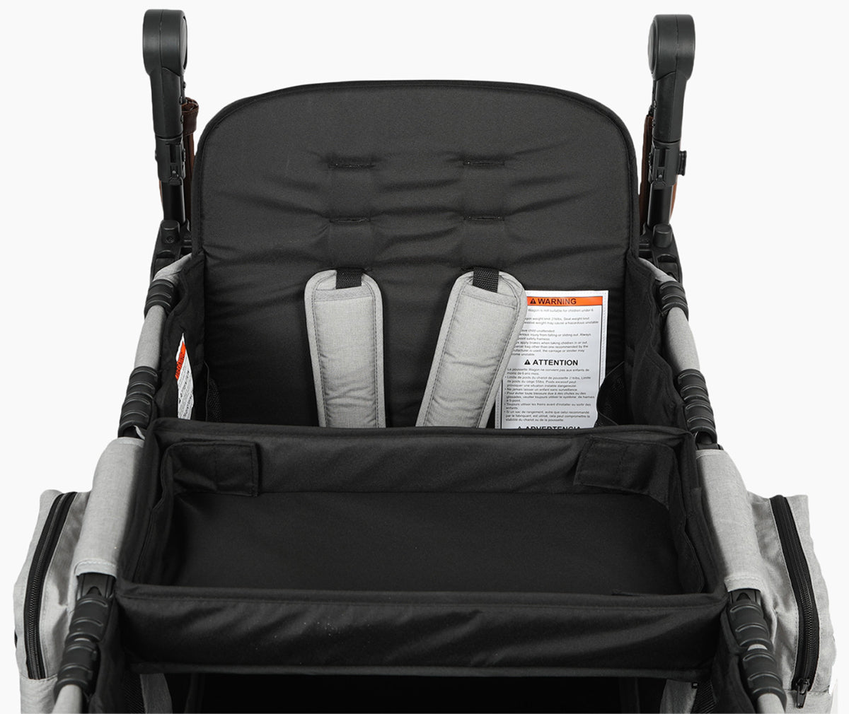 Keenz XC Luxury Comfort (2 Seater) Stroller Wagon - Smoke