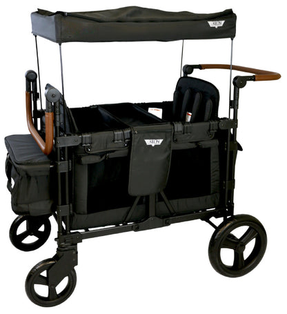 Keenz XC+ 2.0 (4 Seater) Stroller Wagon - Black