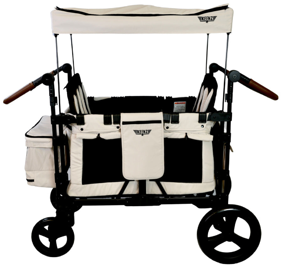 Keenz XC+ 2.0 (4 Seater) Stroller Wagon - Cream