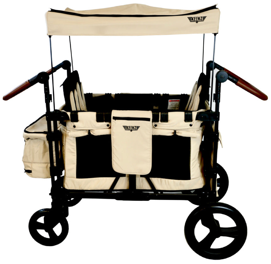 Keenz XC+ 2.0 (4 Seater) Stroller Wagon - Mocha