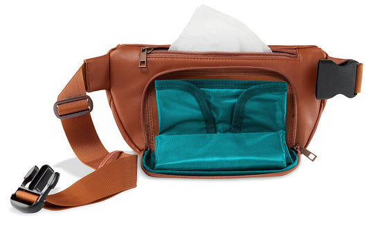 Kibou Diaper Bag Fanny Pack - Brown