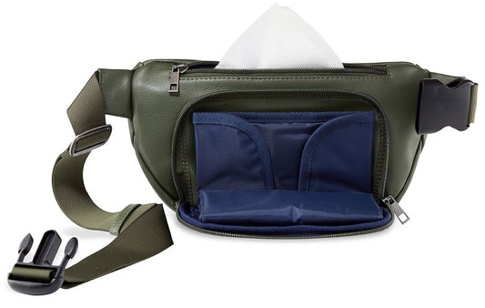 Kibou Diaper Bag Fanny Pack - Olive Green