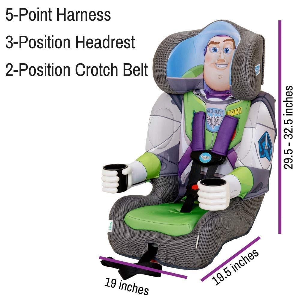 KidsEmbrace 2-in-1 Harness Booster Car Seat - Buzz Lightyear