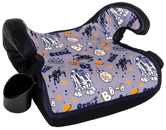 KidsEmbrace Backless Booster Car Seat - Star Wars BB-8 and R2-D2