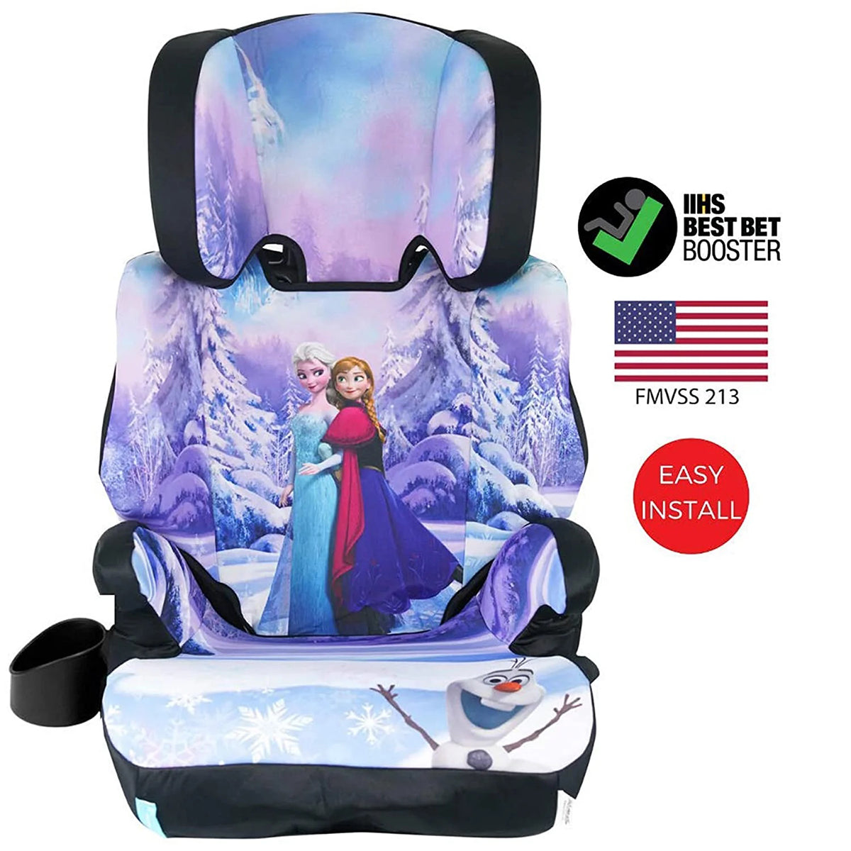 KidsEmbrace High-Back Booster Car Seat - Disney Frozen