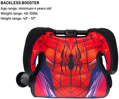 KidsEmbrace High Back Booster Car Seat - Marvel Spider-Man Suit