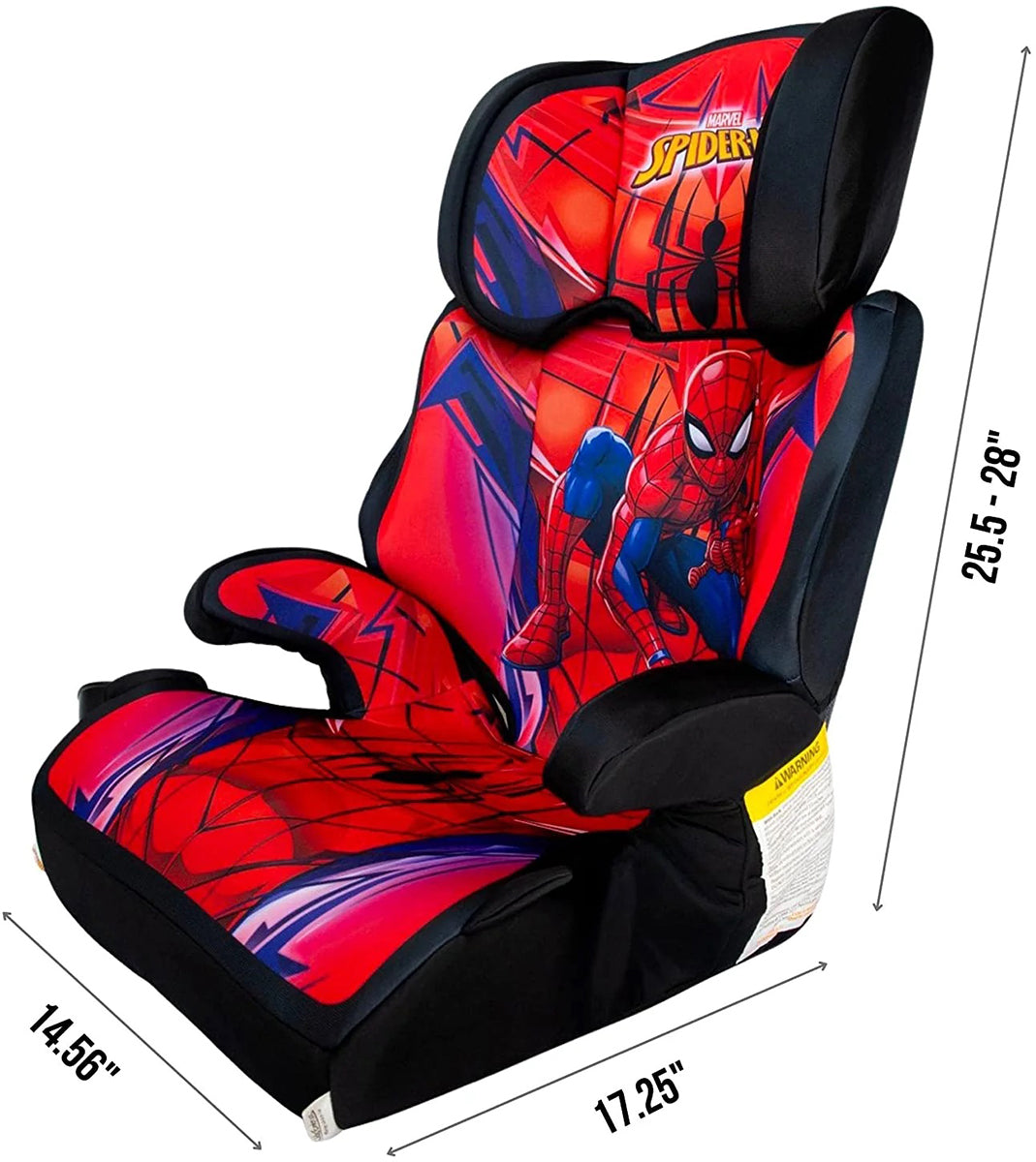 KidsEmbrace High Back Booster Car Seat - Marvel Spider-Man Suit