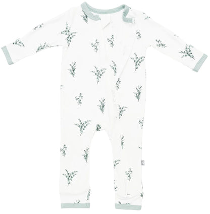 Kyte Baby Zippered Romper - Eucalyptus (3-6M)