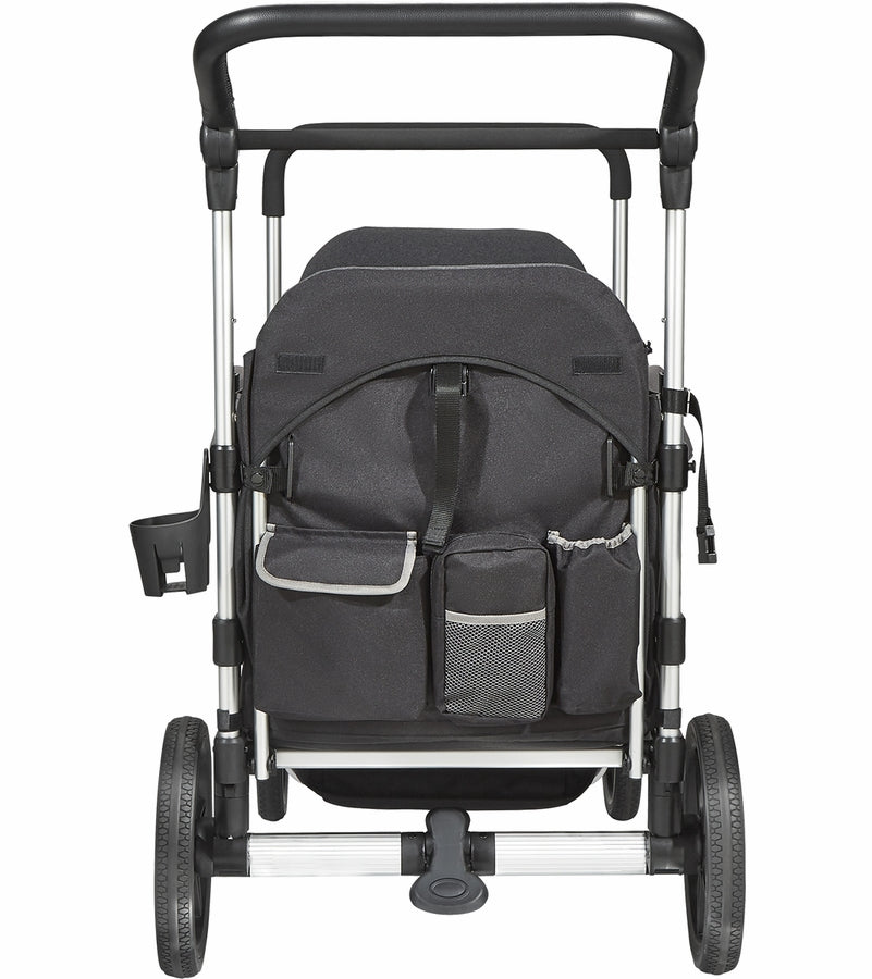 Larktale Caravan (3 Seater) Stroller Wagon Complete Bundle - Mornington Gray / Barossa Red