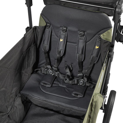 Larktale Caravan Quad (4 Seater) Stroller Wagon - Byron Black