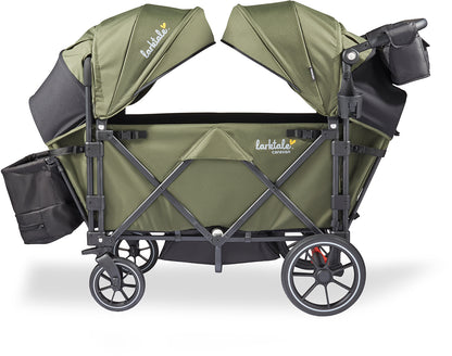 Larktale Caravan Quad (4 Seater) Stroller Wagon - Chelsea Green