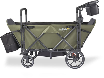 Larktale Caravan Quad (4 Seater) Stroller Wagon - Chelsea Green