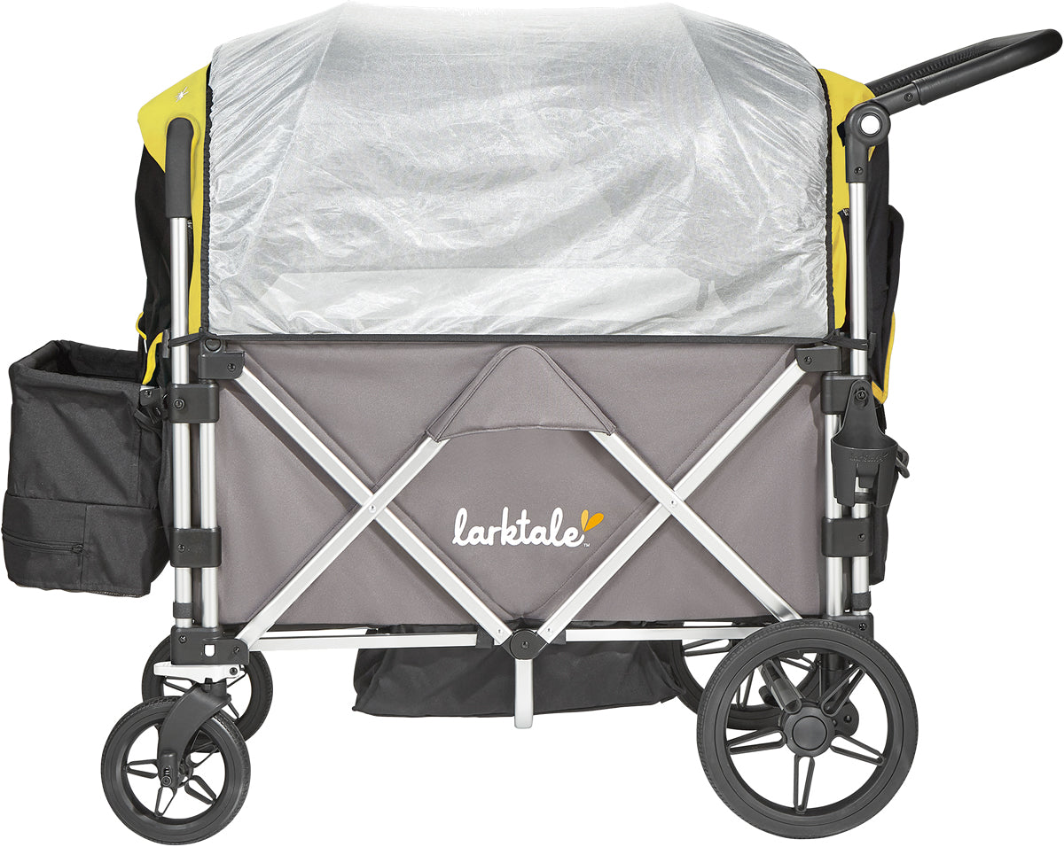 Larktale Caravan Stroller Wagon Canopy Set of 2 - Clovelly Yellow