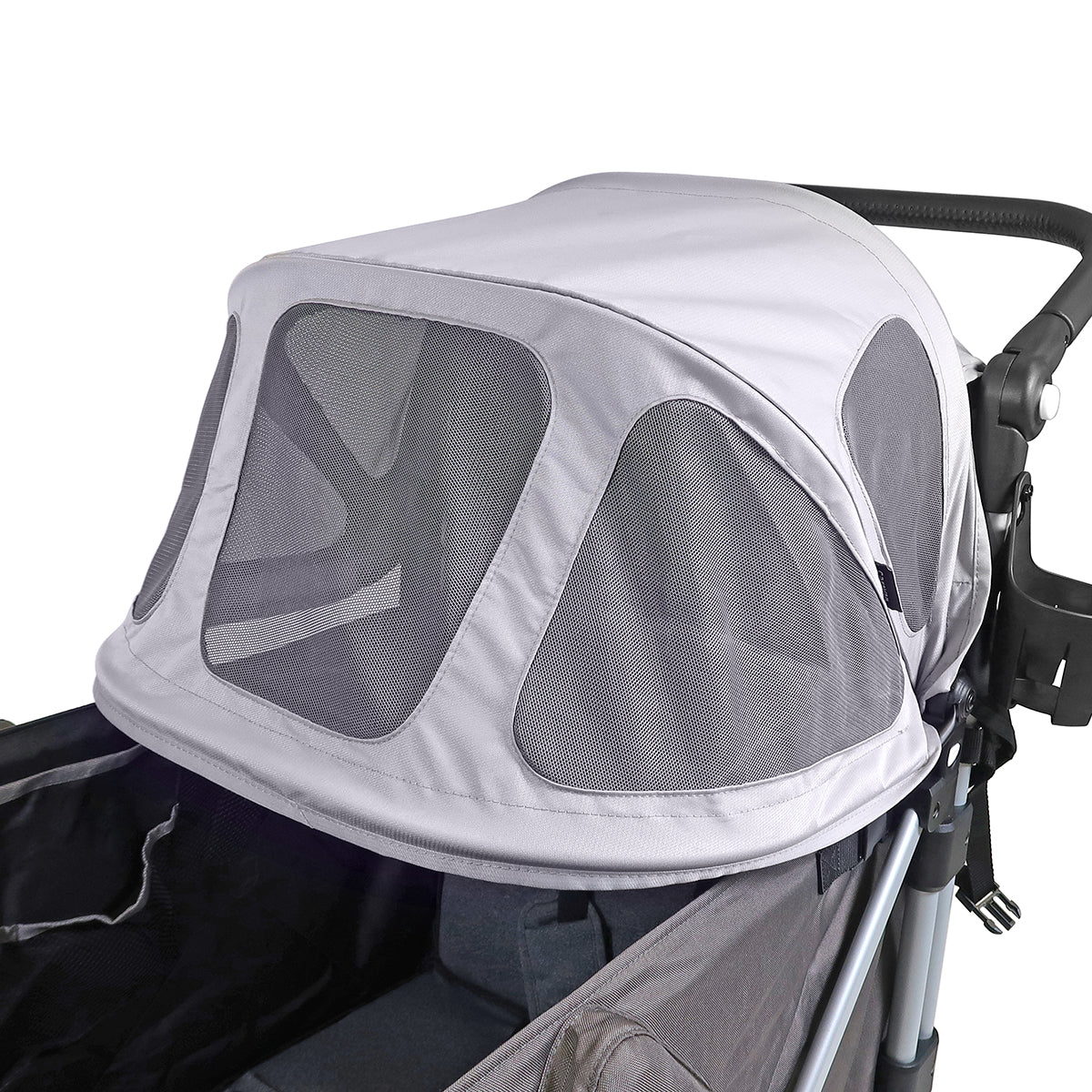 Larktale Caravan Stroller Wagon Summer Canopy Set - Nightcliff Stone