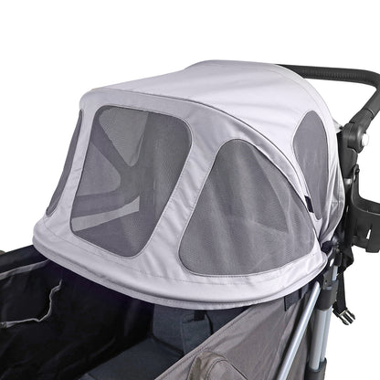 Larktale Caravan Stroller Wagon Summer Canopy Set - Nightcliff Stone