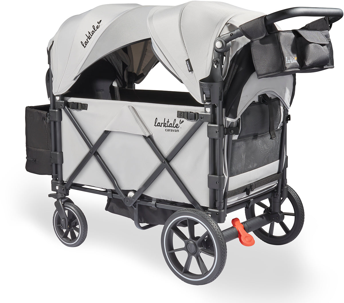 Larktale Caravan V3 (2 Seater) Stroller Wagon - Avalon Gray