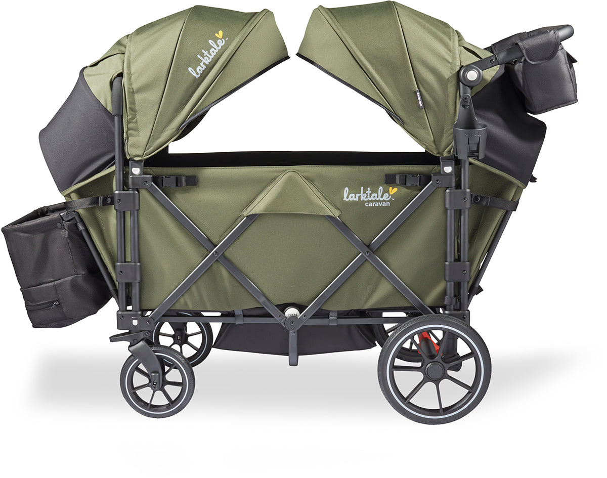 Larktale Caravan V3 (2 Seater) Stroller Wagon - Chelsea Green