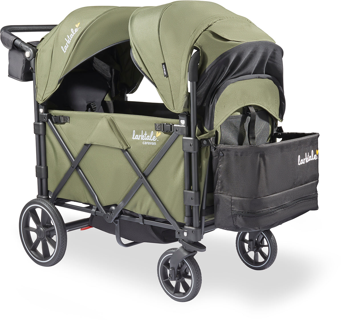 Larktale Caravan V3 (2 Seater) Stroller Wagon - Chelsea Green