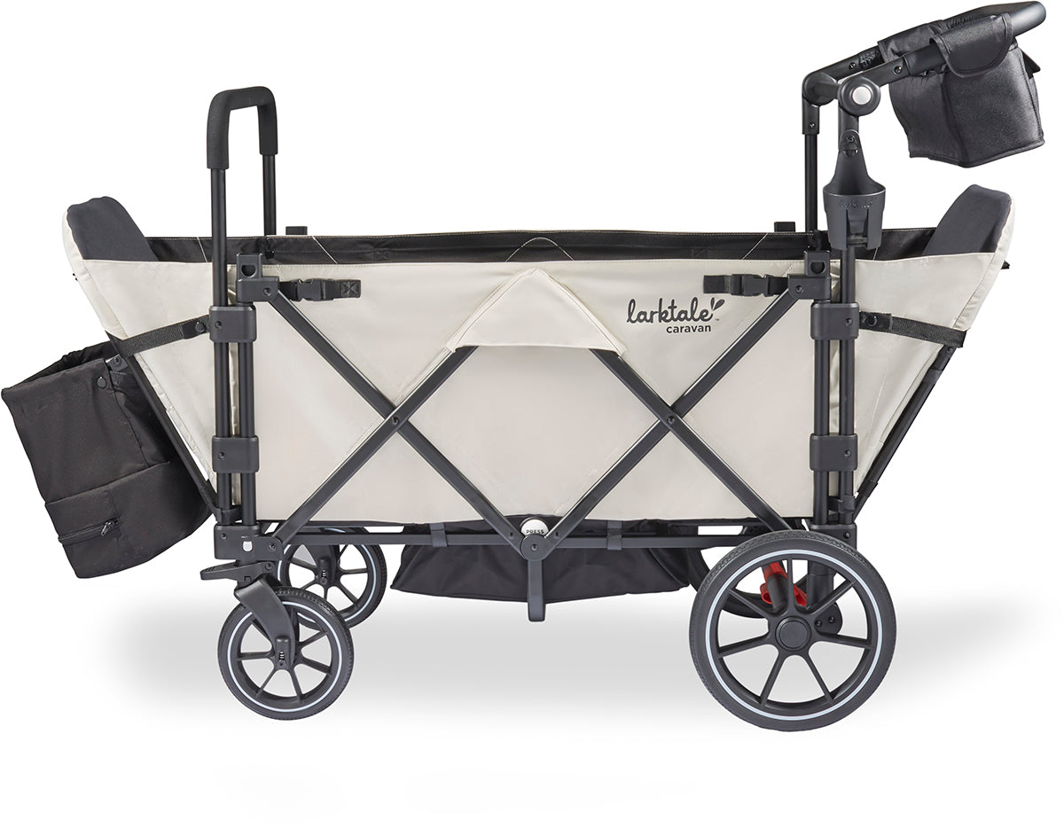 Larktale Caravan V3 (2 Seater) Stroller Wagon - Newport Taupe