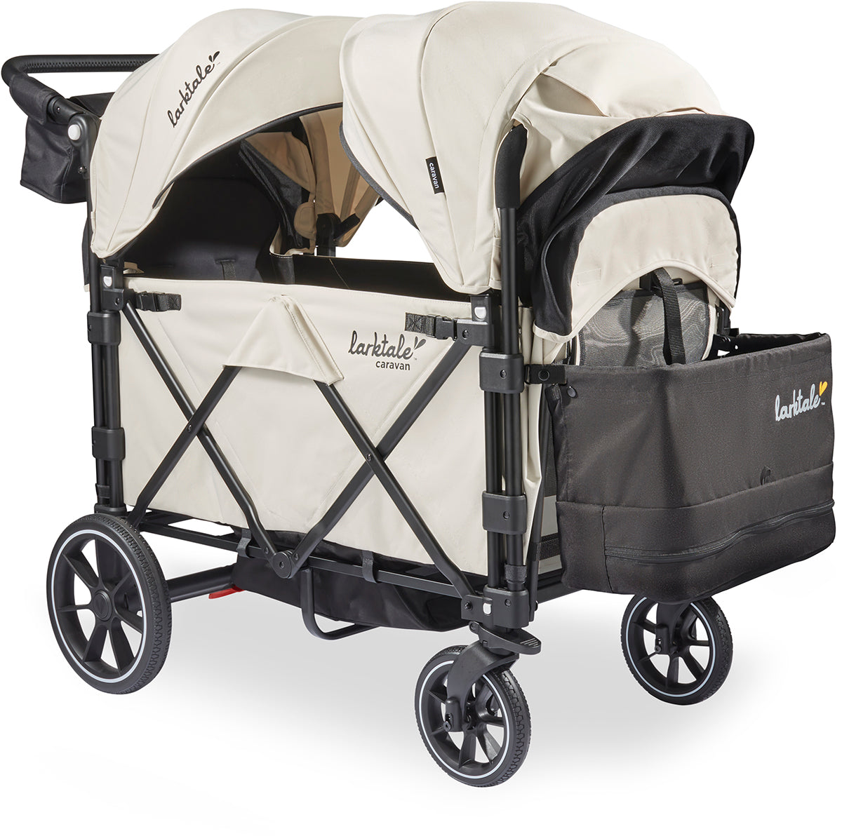 Larktale Caravan V3 (2 Seater) Stroller Wagon - Newport Taupe