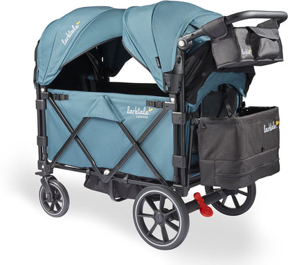 Larktale Caravan V3 (2 Seater) Stroller Wagon - Seaford Blue