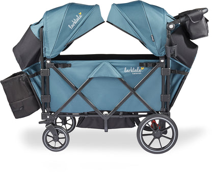 Larktale Caravan V3 (2 Seater) Stroller Wagon - Seaford Blue