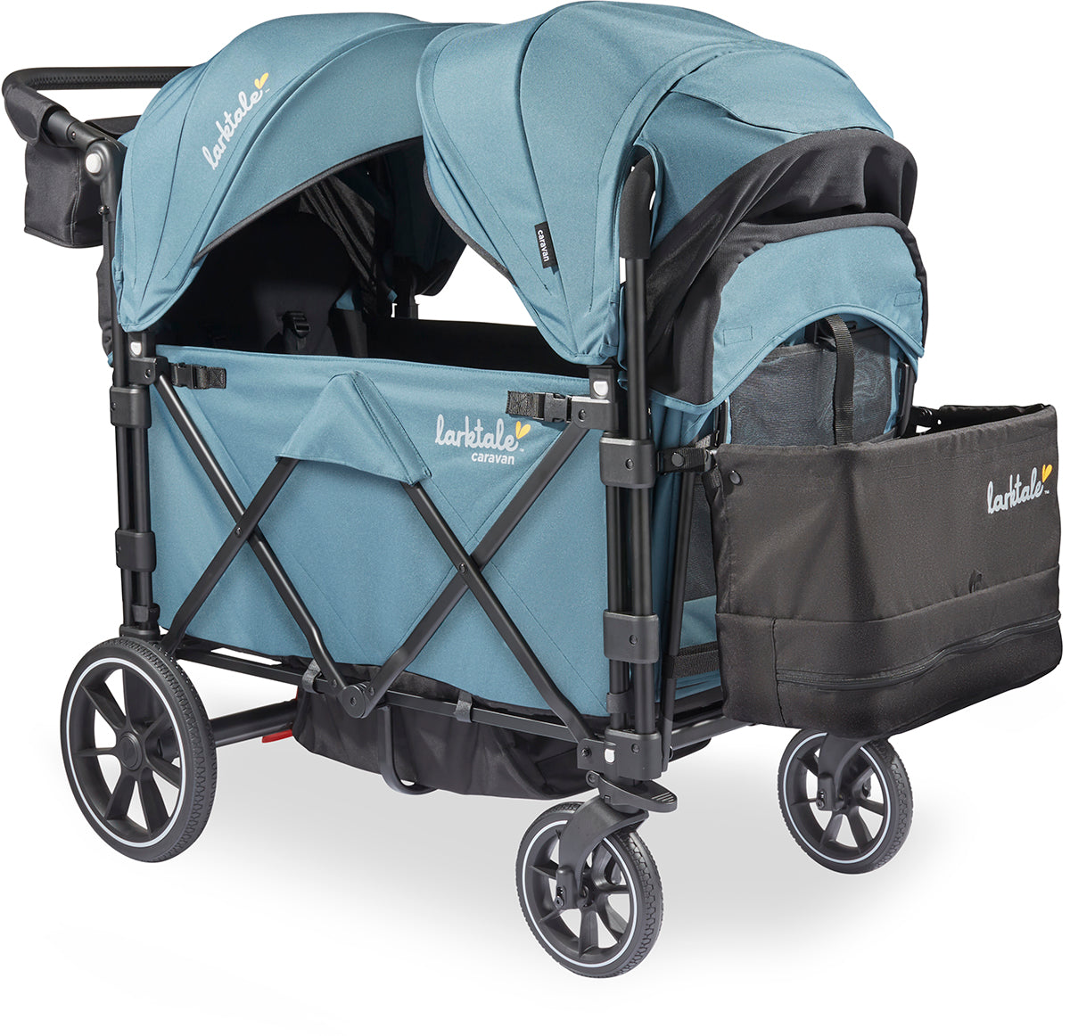 Larktale Caravan V3 (2 Seater) Stroller Wagon - Seaford Blue