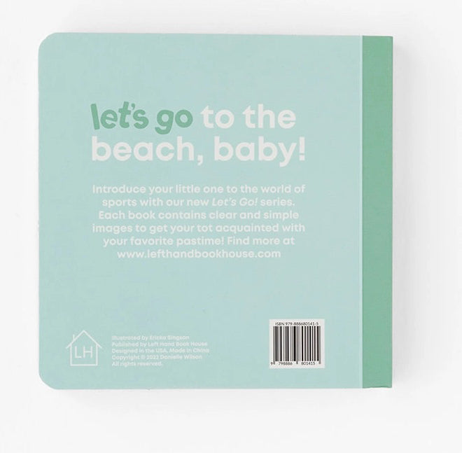 Left Hand Book House Board Book - Beach Baby